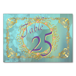 Elegant Soft Blauwgroen Bubbles Kaart