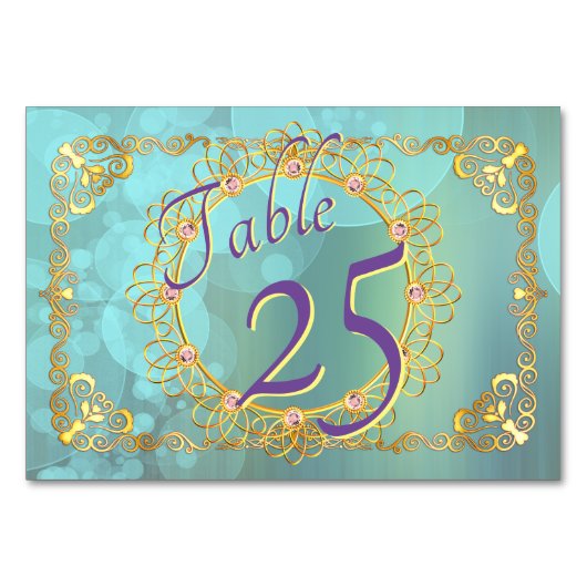 Elegant Soft Blauwgroen Bubbles Kaart (Voorkant)