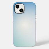 Elegant Soft Blue & White Ombre Case-Mate iPhone Case (Achterkant)