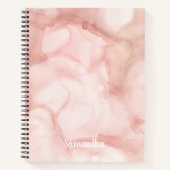 Elegant Soft Blush Roze Pastel Notitieboek Journal (Voorkant)