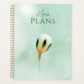 Elegant Soft Floral Print Planner (Voorkant)
