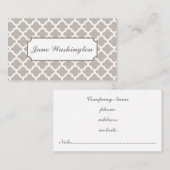 Elegant Soft Grey Visitekaartje (Voorkant / Achterkant)