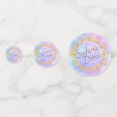 Elegant Soft Pastel & Gold Confetti (Voorkanten)