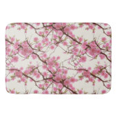 Elegant Soft Pink Cherry Blossom Florals Badmat (Voorkant)