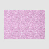 Elegant Soft Pink Faux Glitter & Sparkles Tissuepapier (Voorkant)