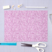 Elegant Soft Pink Faux Glitter & Sparkles Tissuepapier (Craft)