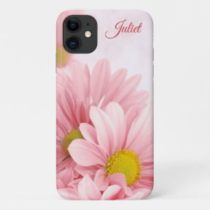 Elegant Soft-Touch Floral Bleke roze dagen Case-Mate iPhone Case