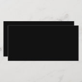 Elegant Solid Black (Voorkant / Achterkant)