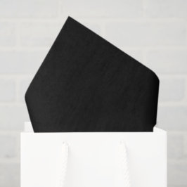 Elegant Solid Black Tissuepapier