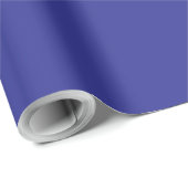 Elegant Solid Blue  Cadeaupapier (Rol Hoek)