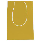 Elegant Solid Gold Medium Gift Bag Cadeauzakje (Voorkant)