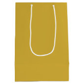 Elegant Solid Gold Medium Gift Bag Cadeauzakje (Achterkant)