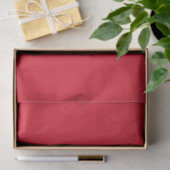 Elegant Solid Ruby Red-kerstpapier Tissuepapier (Geschenk)
