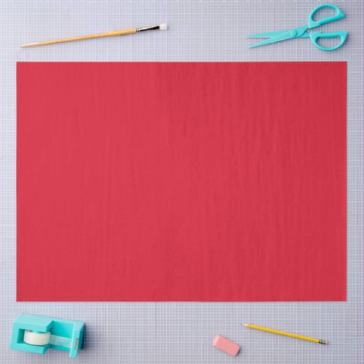 Elegant Solid Ruby Red-kerstpapier Tissuepapier (Craft)