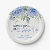 Elegant Something Blue Party Paper Bord (Voorkant)