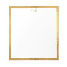 Elegant Sophisticated Gold Monogram