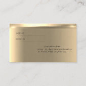 Elegant Sophisticated Luxury Reference Kaart (Achterkant)