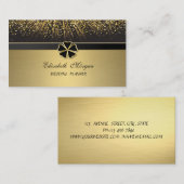 Elegant Sophisticated Stylish-Irish Shamrock Visitekaartje (Voorkant / Achterkant)