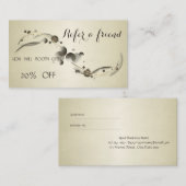 Elegant Sophisticated Stylish Reference Kaart (Voorkant / Achterkant)