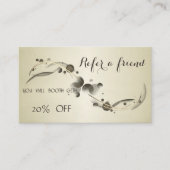 Elegant Sophisticated Stylish Reference Kaart (Voorkant)