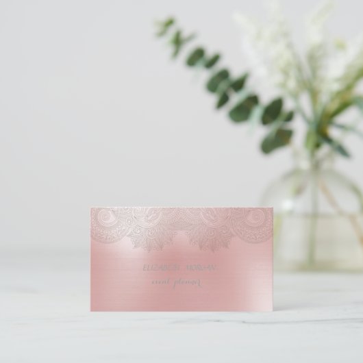 Elegant Sophisticn, Lace Visitekaartje (Staand voorkant)