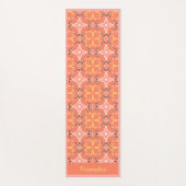 Elegant Southwest Pink Peach Design Yoga Namaste Yogamat (Voorkant)