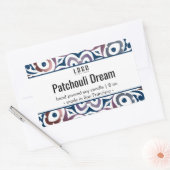 Elegant Spa Beauty productlabel Rechthoekige Sticker (Envelop)