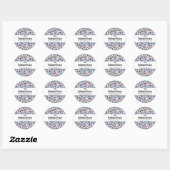 Elegant Spa Beauty productlabel Ronde Sticker (Vel)