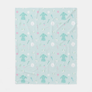 Elegant Spa-dingen met rozen ontwerp Fleece Deken
