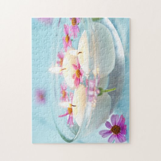 Elegant Spa Floating Candles and Flowers Legpuzzel (Verticaal)