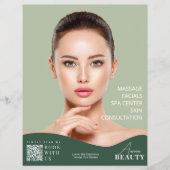 Elegant Spa & Salon Schoonheidsflyer Sjabloon Flyer (Voorkant)