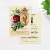 Elegant Spaans Jezus Rozen Religieuze Kaart (Bureau)