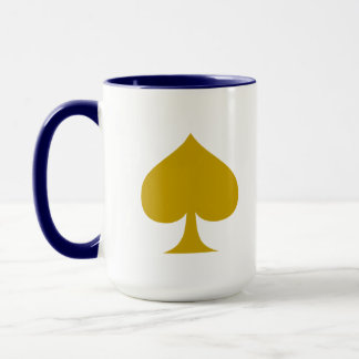 Elegant Spade Ontwerp Mok