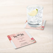 Elegant sparen de Datum Koraalventilator Waterverf Kartonnen Onderzetters (Insitu)