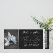 Elegant sparen de Datum uitnodigen Save The Date (Staand voorkant)