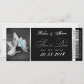 Elegant sparen de Datum uitnodigen Save The Date (Voorkant)