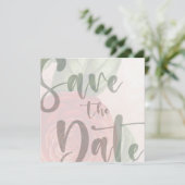 Elegant sparen de Sjabloon van de Datum Kaart (Staand voorkant)