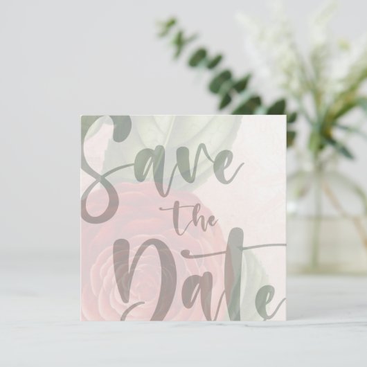 Elegant sparen de Sjabloon van de Datum Kaart (Staand voorkant)