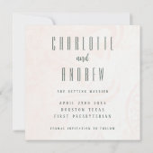 Elegant sparen de Sjabloon van de Datum Kaart (Achterkant)