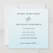 Elegant sparen de  Sjabloon van de Datum Kaart (Achterkant)