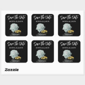 Elegant Sparen de Witte Rozen Goud Rings van het M Vierkante Sticker (Vel)