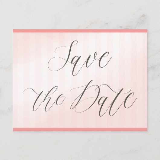 Elegant sparen het Briefkaart van de Datum (Voorkant)