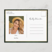 Elegant Sparging Gold String Lights Vrijgezellenfe Uitnodiging Briefkaart (Achterkant)