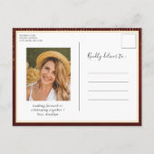 Elegant Sparging Gold String Lights Vrijgezellenfe Uitnodiging Briefkaart (Achterkant)