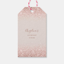 Elegant Sparking Blush Birthday