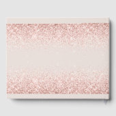 Elegant Sparking Blush Birthday Gastenboek (Achterkant)