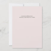 Elegant Sparking Ocean Beach Wedding Invitation Kaart (Achterkant)