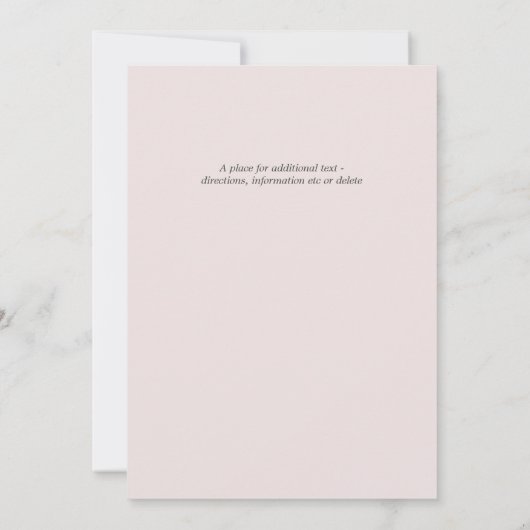 Elegant Sparking Ocean Beach Wedding Invitation Kaart (Achterkant)