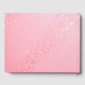 Elegant Sparkle Design voor bruiloft uitnodigingen Gastenboek (Achterkant)