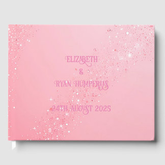Elegant Sparkle Design voor bruiloft uitnodigingen Gastenboek